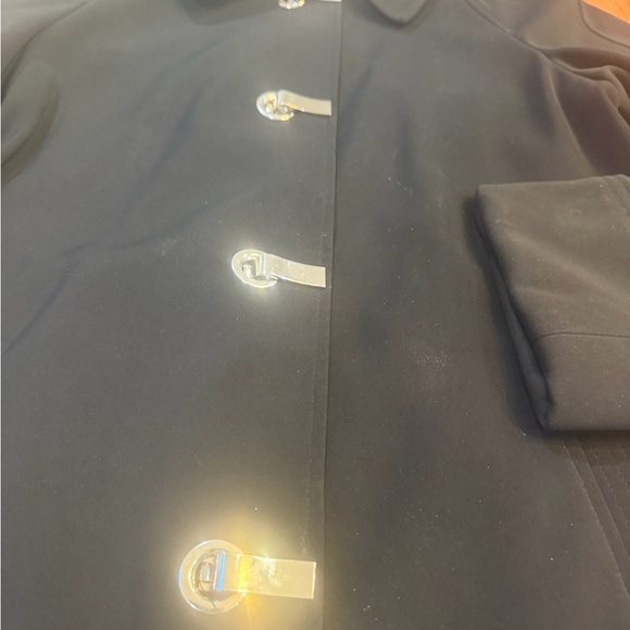 Michael Kors Elegant Black Trench Coat - Picture 3 of 9